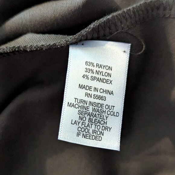 Christain Siriano button front hooded jacket, green, size 1X - Picture 6 of 6